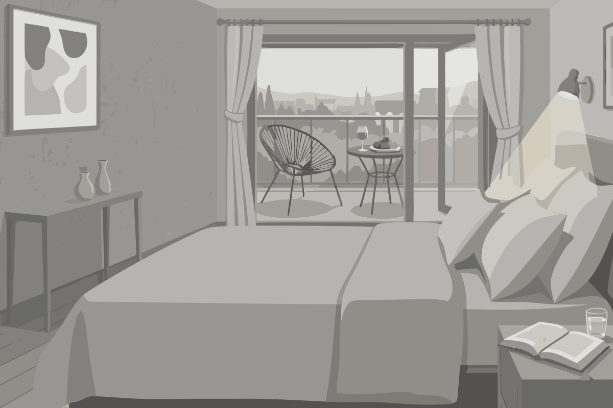 Twin Room with Balcony
